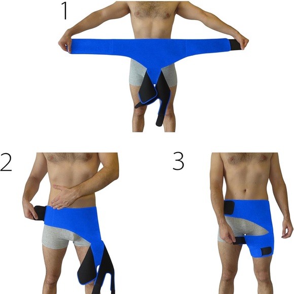 NWOT Unisex Hip Brace for Sciatica Pain Relief, Compression Support Wrap - Picture 6 of 10